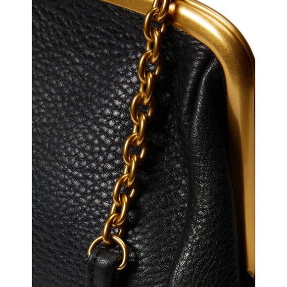 HOBO Holly Leather Crossbody In Black - Picture 3 of 13